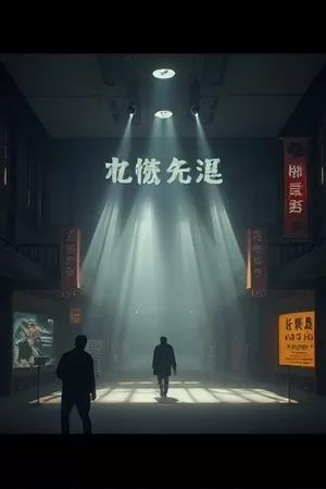 《铁轨上的风》海报，黄昏时分延伸向地平线的货运铁轨